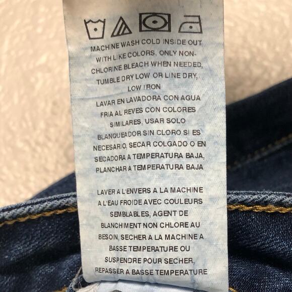 Vintage Lee Women's Bootcut Leg Mid-Rise Blue Jeans Denim Size 10 Short 5-Pocket - Picture 7 of 7